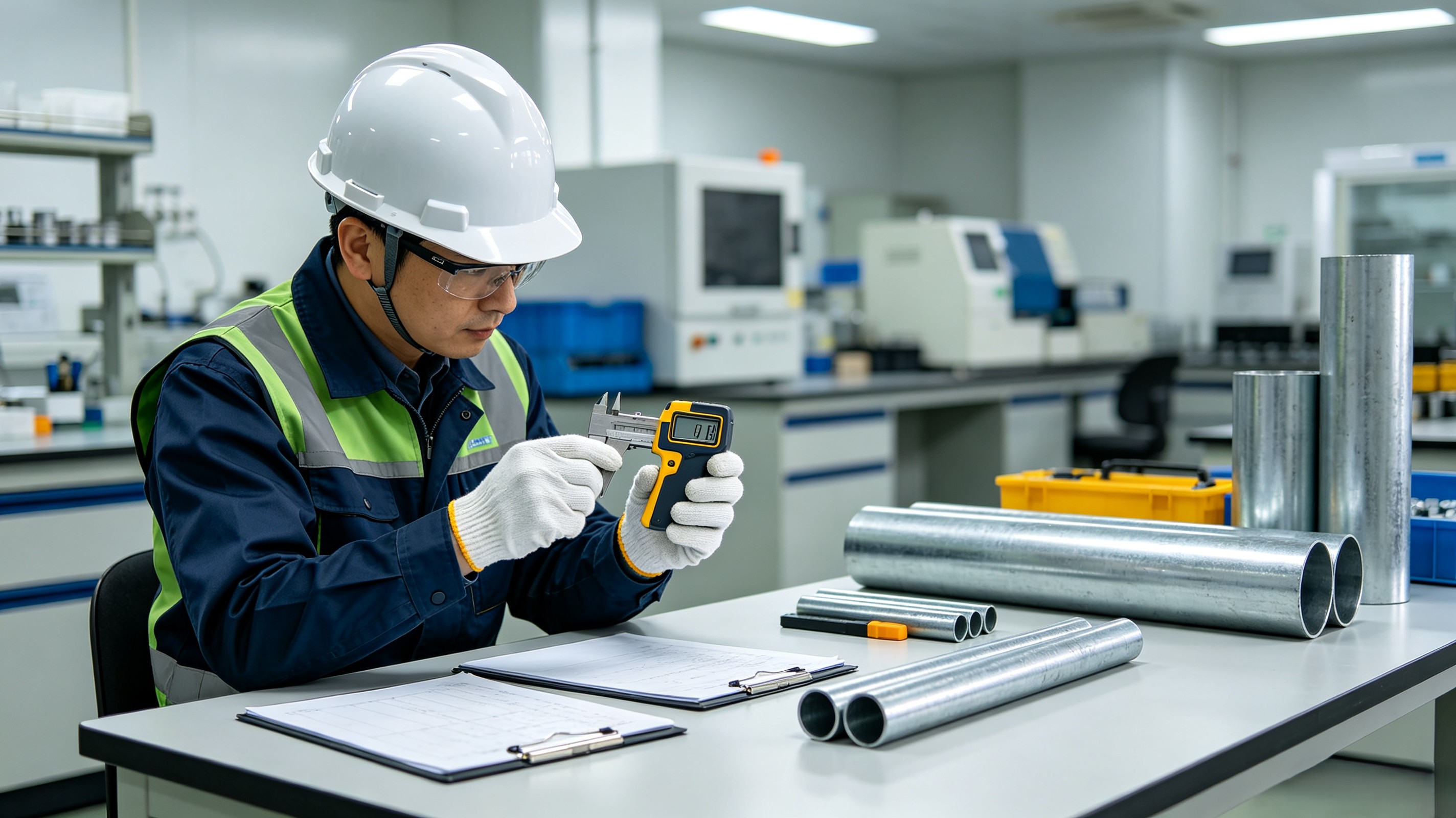 Steel pipe quality control